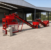 Machine automatique de fabrication de briques en argile WT2-10, machine de production de briques en argile rouge, machine de fabrication de blocs de terre emboîtables