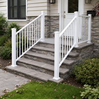 Rampe d'escalier et balustrade de balcon modernes en alliage d'aluminium de luxe pour extérieur, antirouille et étanche, pour l'Australie