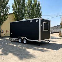 Cuisine mobile sur mesure, desserts, hot-dogs, glaces, restauration rapide, remorque Imbisswagen, camion de restauration, pizza, entièrement équipée, en aluminium