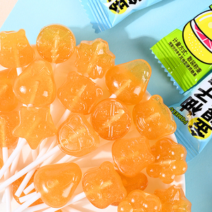 Vente en gros en vrac Chèvrefeuille Pamplemousse Bonbons durs Fruités Sucette Aigre Doux Collations Rafraîchissantes Enfants Sac 100g - Product Image 2