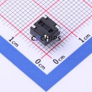 TS-1036U-A4B3-D2 Tactile Switch SMD-4P,6x6mm Switch Single Pole Single Throw Round Button 2.5N Vertical Mount - Product Image 2