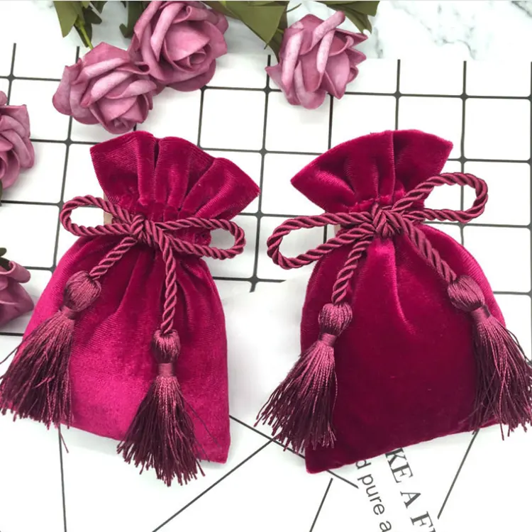 Пользовательский цвет длинной кисточкой галстук вниз шнур кисточкой подхваты для штор мешок подарка украшения упаковка