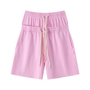 Pantalones Cortos de Hombre Personalizados al por Mayor, de Algodón Grueso, con Doble Cintura, Estilo Holgado Y2K, Lavado Vintage, para Streetwear - Product Image 3