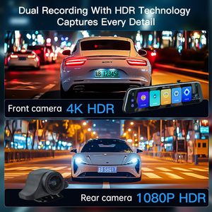 Cámara para Auto 4K HDR, Espejo Retrovisor Inteligente de 11.8 Pulgadas, 1080P, ADAS, GPS, WiFi 5.8GHz, Grabación en Bucle, Monitoreo de Estacionamiento 24H, OEM, CE, FCC, Aplicación Rápida - Product Image 3