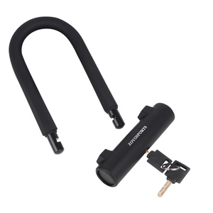 ZOYOSPORTS ตัวล็อคกุญแจจักรยาน,ตัวล็อคซิลิโคนรูปตัว U ทำจากเหล็กสวมใส่สบายปลอดภัยคุณภาพสูง - Product Image 1