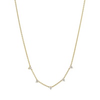 Gemnel nouveautés ce diamant collier est un subtil nouvelle version de l'emblématique de tennis de diamant collier délicat