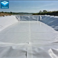 Feuille de PEHD noire haute densité pour bassins de production de sel 0,75 mm-2,5 mm, résistance chimique supérieure, application pour l'évaporation du sel