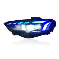 Feux avant de voiture SJC pour Audi A3, ensemble de phares 17-20, lentille laser modifiée, feux de jour