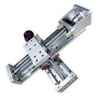 Módulo de guía lineal, mesa pórtico, eje transversal, husillo de bolas eléctrico, plataforma deslizante compacta, aluminio 606, KR60F