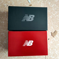 Boîte à chaussures personnalisée en carton ondulé imprimé avec logo, design pliable pour la vente au détail de baskets, marque, vente en gros, OEM, faible MOQ