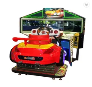 Dynamic Outrun Around The Road 42 inch Coin Operated Arcade Simulator Arcade Car Racing Video Game Machine For Sale
