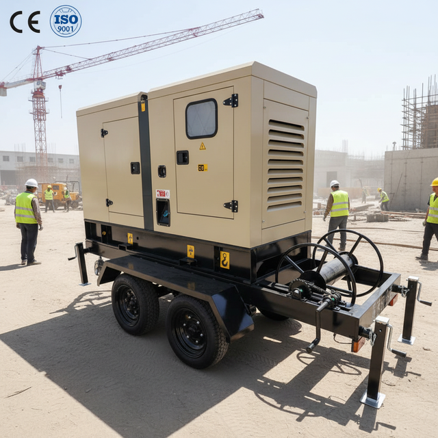 Weichai 100kW 200kw 120kw 150kw 40kw Mobile Silent Type Diesel Generator Set Watercool 3 Phase 380V 50-60Hz ATS Emergency Power