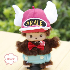 プロモーションおもちゃ日本のカワイイムンチキぬいぐるみ動物漫画フィギュアかわいい15cm新しい猿モンチチベイビーペルシュぬいぐるみ人形 - Product Image 1