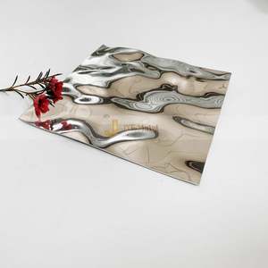 LL365 Stainless Steel Wall 3D <b>Sheet</b> 316 for Office Ceiling Art Decor 304 Water Ripple Stainless Steel Decoration <b>Sheet</b> - Product Image 6
