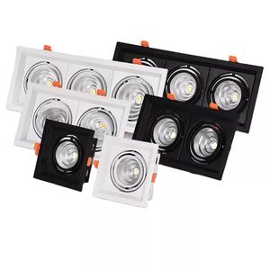 Iluminación interior Lámparas de fondo <span class=keywords><strong>LED</strong></span> <span class=keywords><strong>Cuadrado</strong></span> Regulable Empotrable <span class=keywords><strong>LED</strong></span> Downlights 14W 18W 24W COB <span class=keywords><strong>LED</strong></span> Focos de techo - Product Image 2