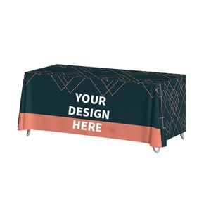 Cubiertas de Mesa Publicitarias Impresas Personalizadas, Mantel Rectangular Promocional para Ferias Comerciales, Cubierta de Mesa Personalizada con Cualquier Logotipo para Ferias - Product Image 1