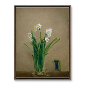 Impression sur toile de lin à l'huile de <span class=keywords><strong>Claude</strong></span> Monet, Narcisse, art floral impressionniste, décoration murale pour salon, chambre à coucher, bureau, impression encadrée - Product Image 1