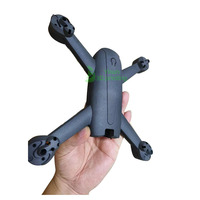 Kustom 3D dicetak drone nilon hitam SLS tahan suhu tinggi prototipe cepat untuk layanan mesin mikro
