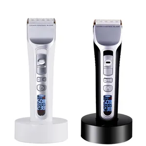 Professional Long-life Using Battery Detachable Blade Convenient Cleaning Usb Rechargeable Led Lights Hair Trimmer