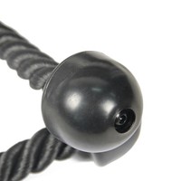 Câble de fixation de fitness de haute qualité Pulldown 27 pouces corde triceps en nylon robuste
