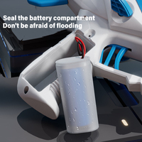 Tout nouveau jouet de pistolet à eau électrique Shark Mini pour enfants pistolet à eau automatique en plastique écologique