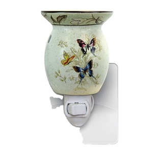 Chauffe-<span class=keywords><strong>bougie</strong></span> électrique 2022 w, Plug au mur en céramique, masseur, brûleur d'huile, chauffe-cire papillon - Product Image 1