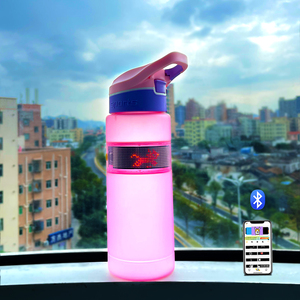 Led Display Screen Smart Water Bottle Phone APP Programmable DIY Animations Text <b>Advertising</b> <b>Light</b> Water Cup Smart LED Display - Product Image 5