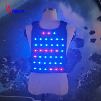 Gilet Tattico LED per Uomo, per Spettacoli DJ, Feste Rave, Carnevale, Danza, Controllo Wireless, Outfit per Festival e Halloween