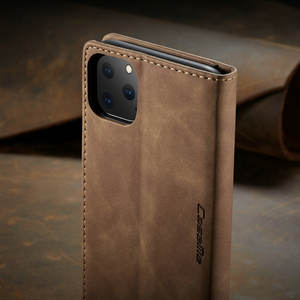 CaseMe — coque de téléphone souple en cuir, étui à rabat classique rétro pour OPPO Realme 6 6Pro, modèle A8 A91 A92 A90 F11 <span class=keywords><strong>Pro</strong></span> - Product Image 5