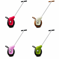 Vente en gros : Trottinette à une roue pour enfants, légère (3 kg), avec pneu tout-terrain antidérapant, siège ergonomique et poignée de poussée pour bébés et jeunes enfants