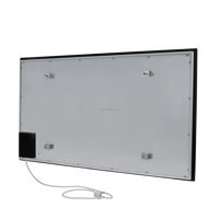 Indicateur de fonctionnement de l'affichage à LED 600W 220-240 V 50-60Hz. Panneau de contrôle tactile infrarouge Miroir Cristal de carbone Panneau de chauffage