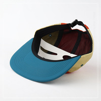 Gorra Deportiva Plegable de 5 Paneles con Logotipo Personalizado al por Mayor, Negra, de Secado Rápido, Ultraligera, con Visera Suave y Transpirable para Marcas