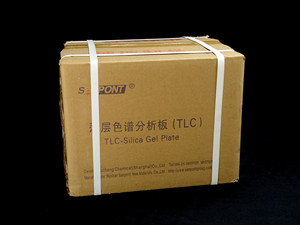Sanpont แผ่นบางๆลายโครมาโตกราฟีซิลิกาเจล GF254แผ่น TLC ขนาด20*20ซม. แก้วซิลิกาเจลเมทริกซ์ <span class=keywords><strong>hptlc</strong></span> - Product Image 5