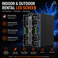 Écran LED modulaire de location P26 P29 P391 IP65 étanche pour intérieur/extérieur, mur vidéo de scène