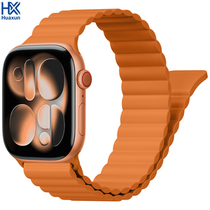 Cinturino Sportivo Magnetico in Silicone Ondulato per <span class=keywords><strong>Apple</strong></span> <span class=keywords><strong>Watch</strong></span> Serie 11 10 9 8 7 6 5 <span class=keywords><strong>4</strong></span> 3 <span class=keywords><strong>SE</strong></span> 3/2nd Ultra/3/2 49mm 46mm - Product Image 1