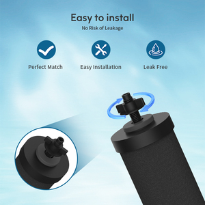 <span class=keywords><strong>3</strong></span>-giai đoạn trọng lực nước hệ thống lọc thay thế Đen Fluoride Lọc Cartridge kích hoạt bộ lọc carbon Cartridge - Product Image 5