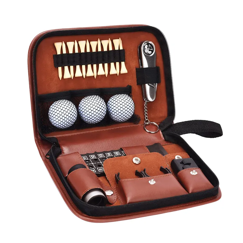 Golf phụ kiện trường hợp, quả bóng, Rangefinder, Golf Tees, bàn chải, đa chức năng divot dao