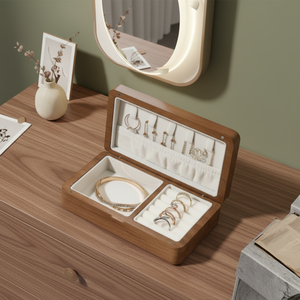 กล่องเครื่องประดับไม้สลักลายตามสั่ง YDF และกล่องของขวัญงานแต่งงานพร้อมที่จัดเก็บ ความจุ 0-1 ลิตร ยี่ห้อ <span class=keywords><strong>KIKA</strong></span> ผลิตที่ซานตง - Product Image 6