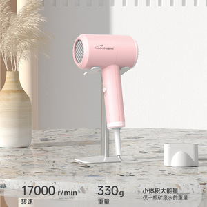 Kamin Hair Dryer Ac Motor Single Diffuser Compact Foldable Heat Protection For Home Dorm Hotel Gift - Product Image 3
