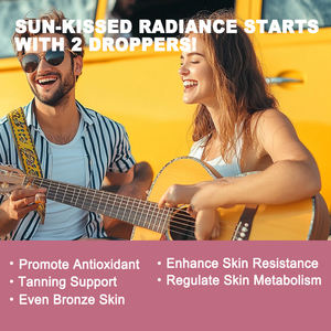 قطرات الدباغة المخصصة من شركة تصنيع المعدات الأصلية-L-Tyrosine & Astaxanthin للتوهج المشمس ، والتوافر الحيوي ، قطرات قابلة للشرب 2 أونصة - Product Image 4