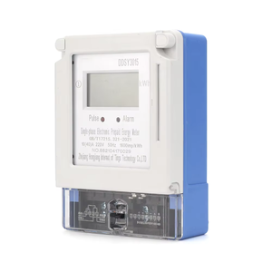 Medidor de Kwh <span class=keywords><strong>prepago</strong></span> electrónico monofásico con pantalla LCD Tarjeta IC de comunicación RS485 Medidor de energía de riel DIN - Product Image 2