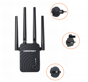 Smart 1200Mbps externe 4 * 2dBi antenne omnidirectionnelle double Wifi extension sans fil <span class=keywords><strong>Comfast</strong></span> <span class=keywords><strong>CF</strong></span>-<span class=keywords><strong>WR754AC</strong></span> Wifi répéteur Booster - Product Image 3