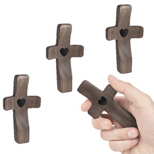 Hộp quà Giáng sinh bằng gỗ óc chó đen, khắc tranh, bán trực tiếp từ nhà máy, xuất khẩu, thân thiện với môi trường, trang trí tường - Product Image 5