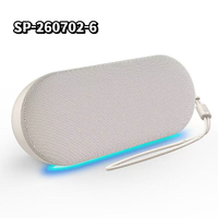 Altavoz con Luz RGB de 20W SU-1635, Altavoz Portátil de Tela, Altavoz para Fiestas al Aire Libre