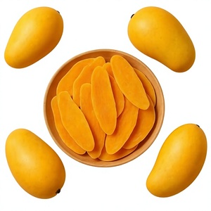 Tranches de mangue séchée tropicale de qualité supérieure, collation fruitée au goût riche de mangue et à la texture délicieusement moelleuse, authentique - Product Image 1