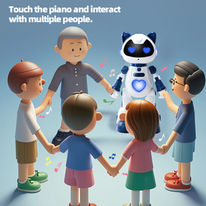 Robot de programmation RC personnalisé, jouet musical pour enfants, piano, danse, divertissement, apprentissage - Product Image 3