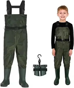 Amazon Best Seller Breathable Chest Felt Sole Fishing Waders for Kids