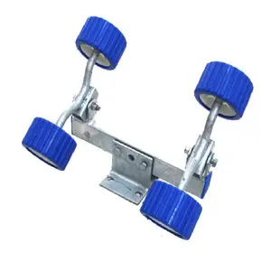 2 pieces of support device for swinging rollers and rollers of trailers for shipping