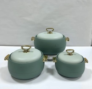 Set di Pentole Termiche Super Isolanti 1L 2L 3.5L con Coperchio Ermetico per Cene Familiari e Feste - Product Image 1