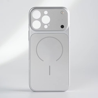 Coque de téléphone Heybingo durable en acrylique PC pour 17 & Air 16 Pro Max, compatible avec la charge magnétique sans fil, antichoc, grande fenêtre